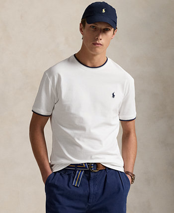 Классическая футболка Polo Ralph Lauren с круглым вырезом из эластичной сетки, 95% хлопка Polo Ralph Lauren