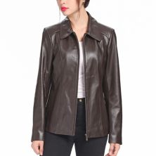Plus Size Bgsd Miranda Leather Jacket BGSD