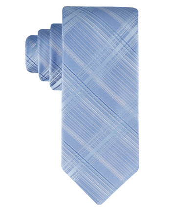 Мужской галстук в клетку из шиповника Calvin Klein