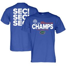 Unisex Blue 84 Royal Florida Gators 2024 SEC Men's Swimming & Diving Champions T-Shirt Blue 84