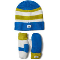 Color-Block Beanie and Mittens Set (Toddler/Little Kids) UGG Kids