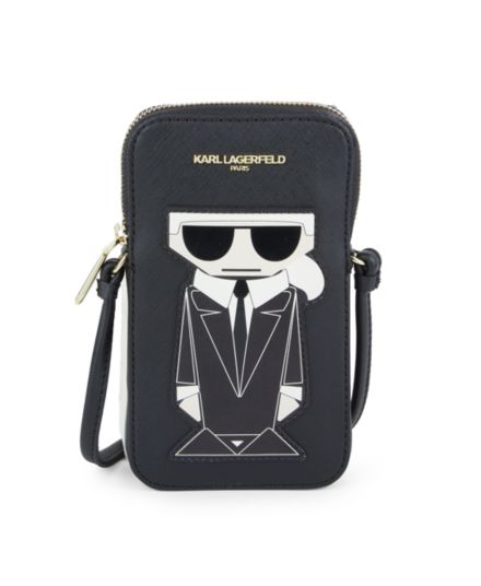 Кожаный чехол для телефона Maybelle Karl Karl Lagerfeld Paris