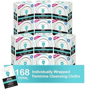 Summer’s Eve Cleansing Cloths, Feminine Wipes, pH Balanced, Removes Odor & Sweat, Clean & Fresh Scent, Active, 14 count (pack of 12) Summer's Eve