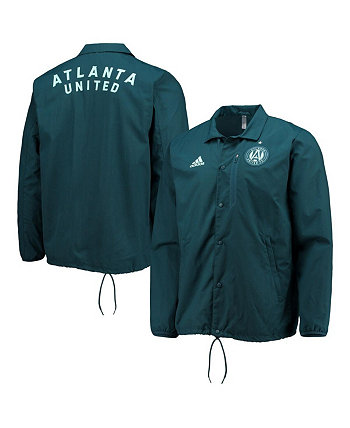 Мужская зеленая куртка Atlanta United FC Anthem Full-Snap Adidas