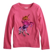 Girls 4-12 Jumping Beans® Long Sleeve Graphic Tee Jumping Beans