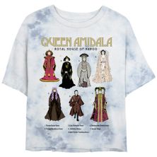 Детская футболка с рисунком королевы Амидалы «Звездные войны» Bombard Wash Star Wars
