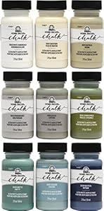 FolkArt Home Decor Ultra Matte Chalk Finish Acrylic Craft Paint Set Formulated for No-Prep Application Designed for Beginners and Artists, 2 oz Bottles, Top Colors FolkArt