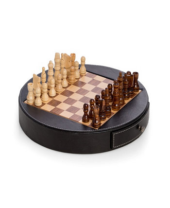 Кожаный шахматный набор Bey-Berk