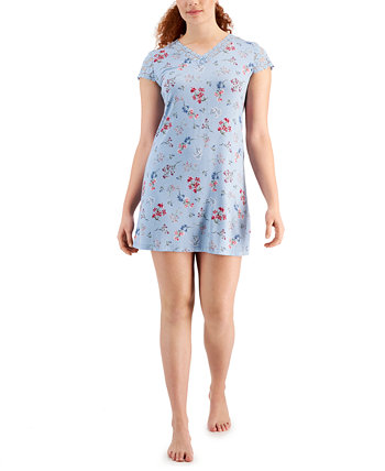 Женская рубашка с цветочным принтом и кружевной отделкой, созданная для Macy's Charter Club