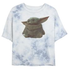 Детская укороченная футболка «Звездные войны: Мандалорец» с портретом ребенка Star Wars