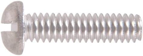 Hillman 1133 Aluminum Round Head Slotted Machine Screw 1/4-20 x 1 1/2 in, 1.5 inches, 16-Pack Hillman