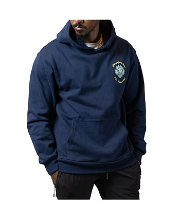 Мужской пуловер с капюшоном темно-синего цвета x Philadelphia Union Magazine Live Breathe Futbol