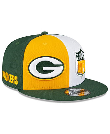 Men's Gold, Green Green Bay Packers 2023 Sideline 9FIFTY Snapback Hat New Era