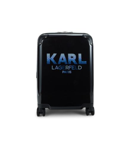 Чемодан-спиннер с логотипом 20 дюймов Karl Lagerfeld Paris