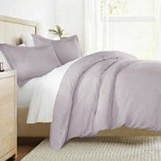 Urban Loft's 3Pc Brushed Cotton Duvet Cover Set - Vintage Washed for Extra Softness - Sateen Weave Urban Loft