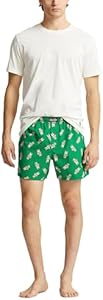 POLO RALPH LAUREN Men's Classic Fit Cotton Woven Boxer & Short Sleeve Crew Set Polo Ralph Lauren