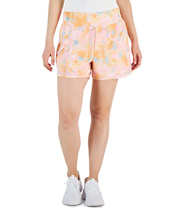 Women's Active Printed Running Shorts, Created for Macy's ID Ideology