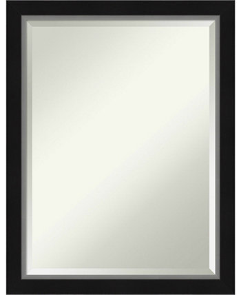 Настенное зеркало для ванной комнаты Eva в серебристой рамке, 21,12 x 27,12 дюйма Amanti Art