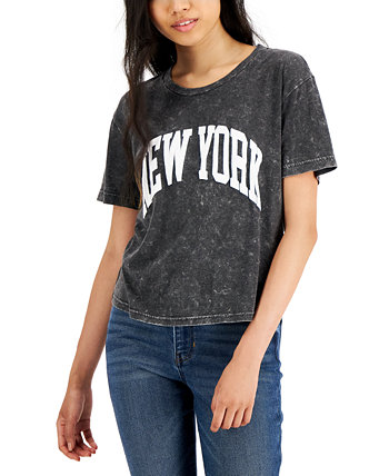 Juniors' New York Graphic T-Shirt Rebellious One