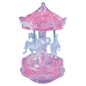 Carousel Original 3D Crystal Puzzle from BePuzzled, Ages 12 and Up Original 3D Crystal Puzzles