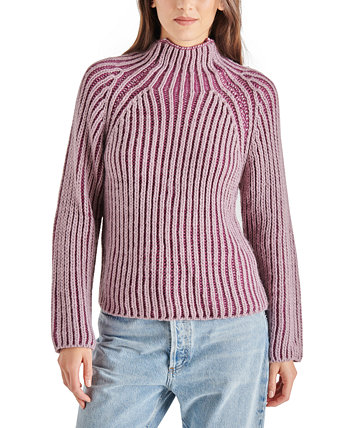 Женский свитер с двухцветным вязаным узором Steve Madden Steve Madden
