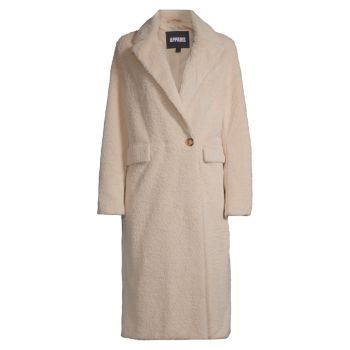 Romi Double-Breasted Faux Wool Coat APPARIS