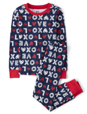 Unisex Kids Matching Family Love Snug Fit Cotton Pajamas The Children`s Place