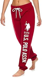 U.S. Polo Assn. Womens Sweatpants - Women Joggers Sweats with Logo Print - French Terry Poly-Cotton U.S. Polo Assn.