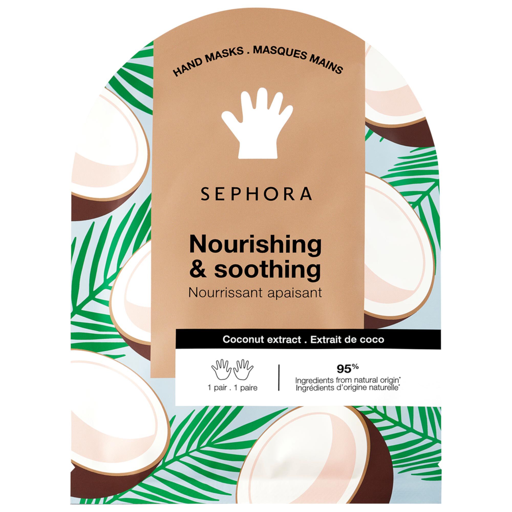Hydrating Hand Mask in Coconut + Mango  SEPHORA COLLECTION