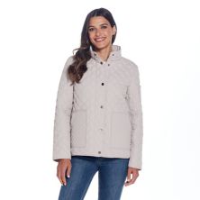 Женская стеганая куртка Modern Barn с ромбовидными узорами и узором Weathercast Weathercast