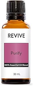 Purify Essential Oil Blend by REVIVE Essential Oils - REVIVEEO - 100% Pure Therapeutic Grade, for Diffuser, Humidifier, Massage, Aromatherapy, Skin & Hair Care REVIVEEO