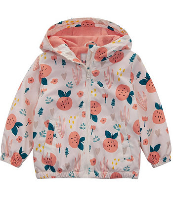 Toddler Girls Fleece Lined Windbreaker Rain Jacket Rokka&Rolla