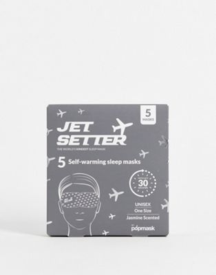Popmask Jet Setter Self Warming Sleep Masks 5 Pack Popband