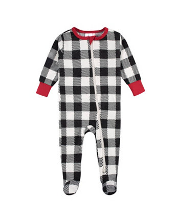 Baby Girls Holiday Family Pajamas Neutral One Piece Footed Pajamas Gerber