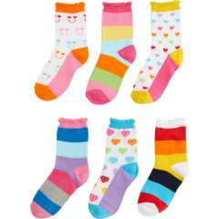 Набор из 6 пар носков Stripes Crew (для младенцев / малышей / маленьких / больших детей) Jefferies Socks