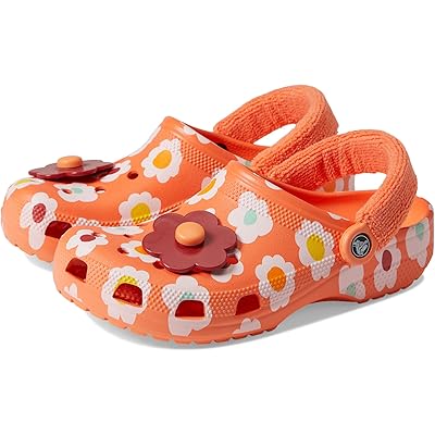 Клог Crocs Zen Garden Sensory Classic с цветочным принтом из мягкой ткани и анатомическим дизайном Crocs