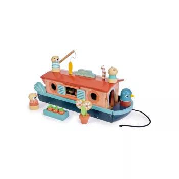 Детская лодка Little Otter Canal Tender Leaf Toys