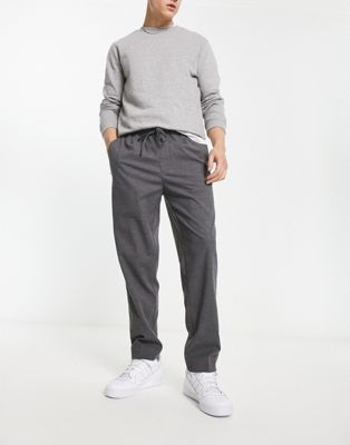 Серые фактурные брюки Pull&Bear эксклюзивно для ASOS Pull&Bear