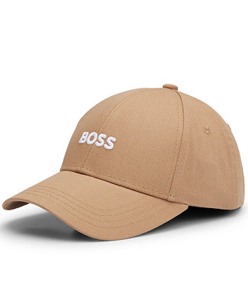 Мужская шестипанельная кепка с вышитым логотипом BOSS