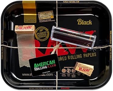 Комплект RAW Phatty Roller с бумаги для сигарет King Size, перфорированные широкие советы, лоток Roll With Us Depot