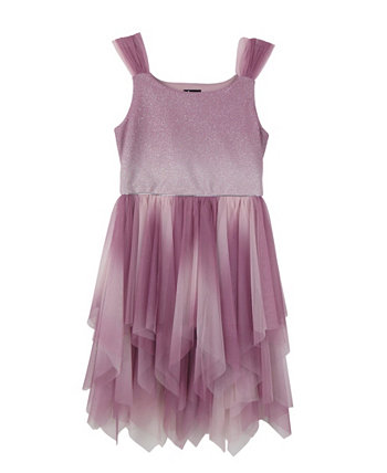 Сетчатое платье феи со сборными бретельками для больших девочек Pink & Violet