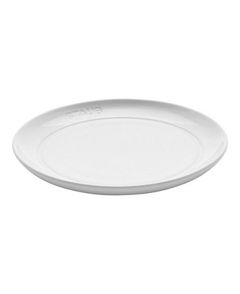 Набор тарелок для закусок белого цвета, 6 дюймов, 4 предмета, обслуживание на 4 персоны Staub