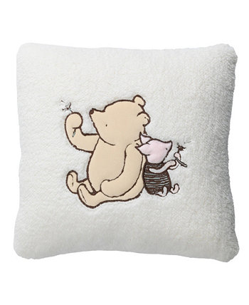 Storytime Pooh Soft Sherpa Nursery Throw Pillow - Cream Lambs & Ivy