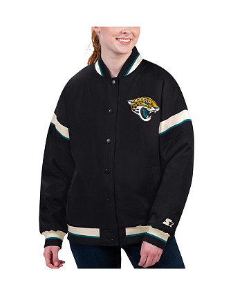 Черная женская университетская куртка на пуговицах Jacksonville Jaguars Tournament Starter