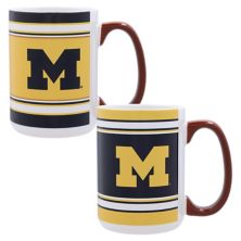 Michigan Wolverines 15oz. Home & Away 2-Pack Mug Set Unbranded