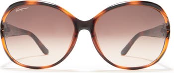 Круглые солнцезащитные очки 61 мм Salvatore Ferragamo