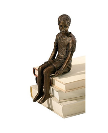 Скульптура "Мальчик на полке" - бронза Cyan Design