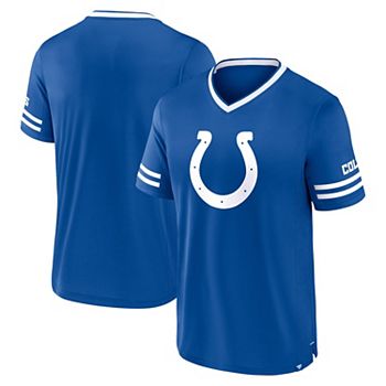 Футболка для мужчин Fanatics с полосками и логотипом Indianapolis Colts, 100% полиэстер Fanatics Brands - White Label