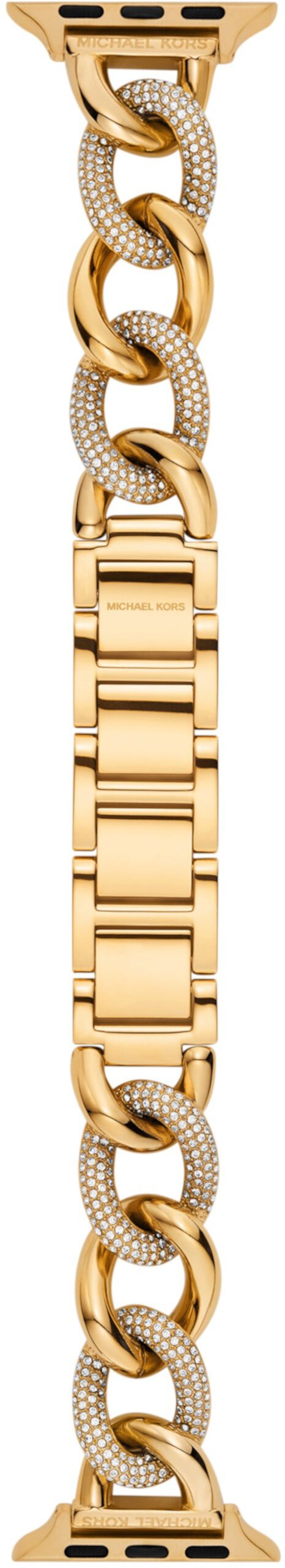 MKS8059E — ремешок из нержавеющей стали золотистого цвета для Apple Watch® Michael Kors