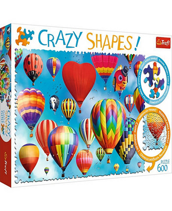 Разноцветные воздушные шары-пазлы сумасшедшей формы, 600 штук Trefl
